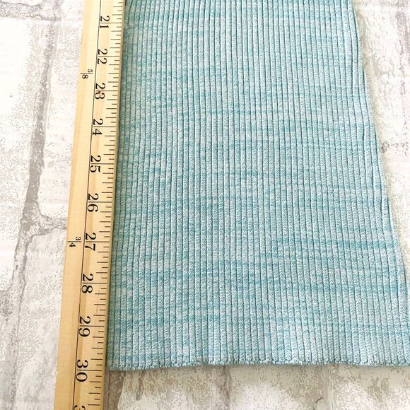 Le Ore Rimini Green Marled Ribbed Knit Stretchy Trousers Revolve Sustainable S - Picture 7 of 14